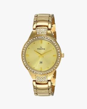 women o-64021bmly water-resistant analogue watch