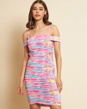 women ombre-dyed bodycon dress