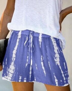 women ombre-dyed shorts with insert pockets