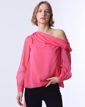 women one-shoulder top