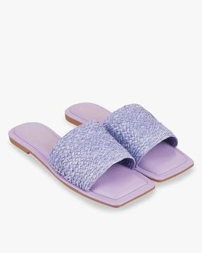 women open-toe flat sandals