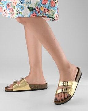 women open-toe flat sandals