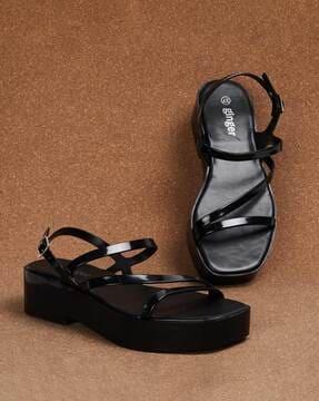 women open-toe heeled sandals