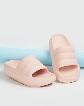 women open-toe slides flip-flops