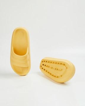 women open-toe slides