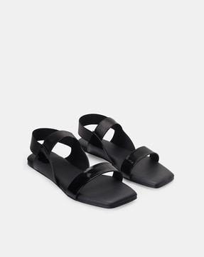 women open-toe sling-back sandals