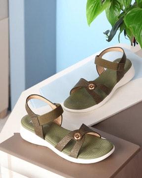 women open-toe slingback sandals