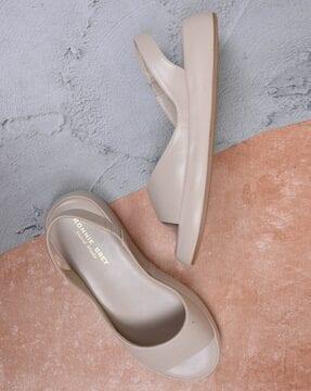 women open-toe slingback sandals