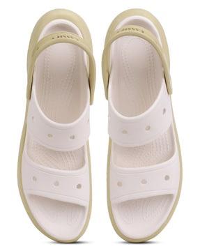 women open-toe slip-on clogs