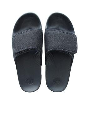 women open-toe slip-on flip flops