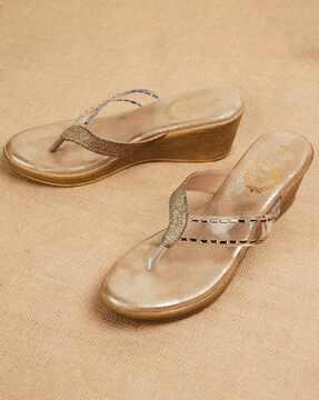 women open-toe slip on sandals