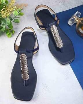 women open-toe slip-on sandals