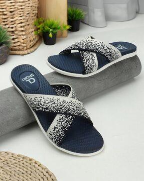 women open-toe slip-on sandals