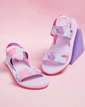 women open-toe slip-on sandals