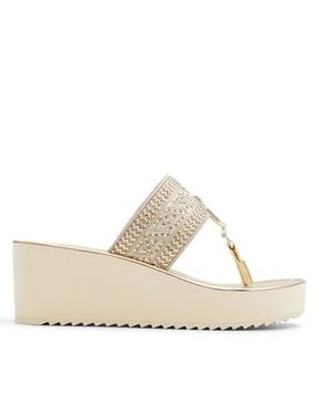 women open-toe t-strap sandals