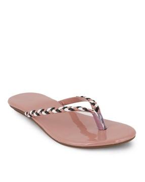 women open-toe t-strap sandals