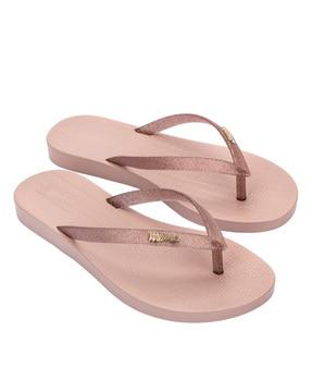 women open-toe thong flip-flops