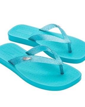 women open-toe thong flip-flops