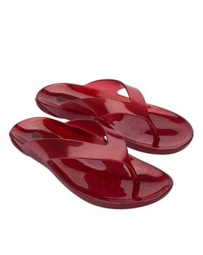 women open-toe thong flip-flops