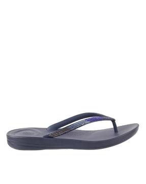 women open-toe thong-strap flat sandals