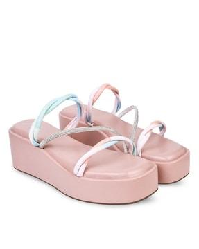 women open-toe wedges sandals