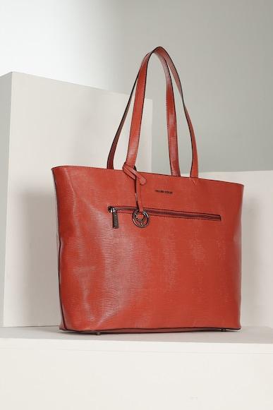 women orange casual handbag