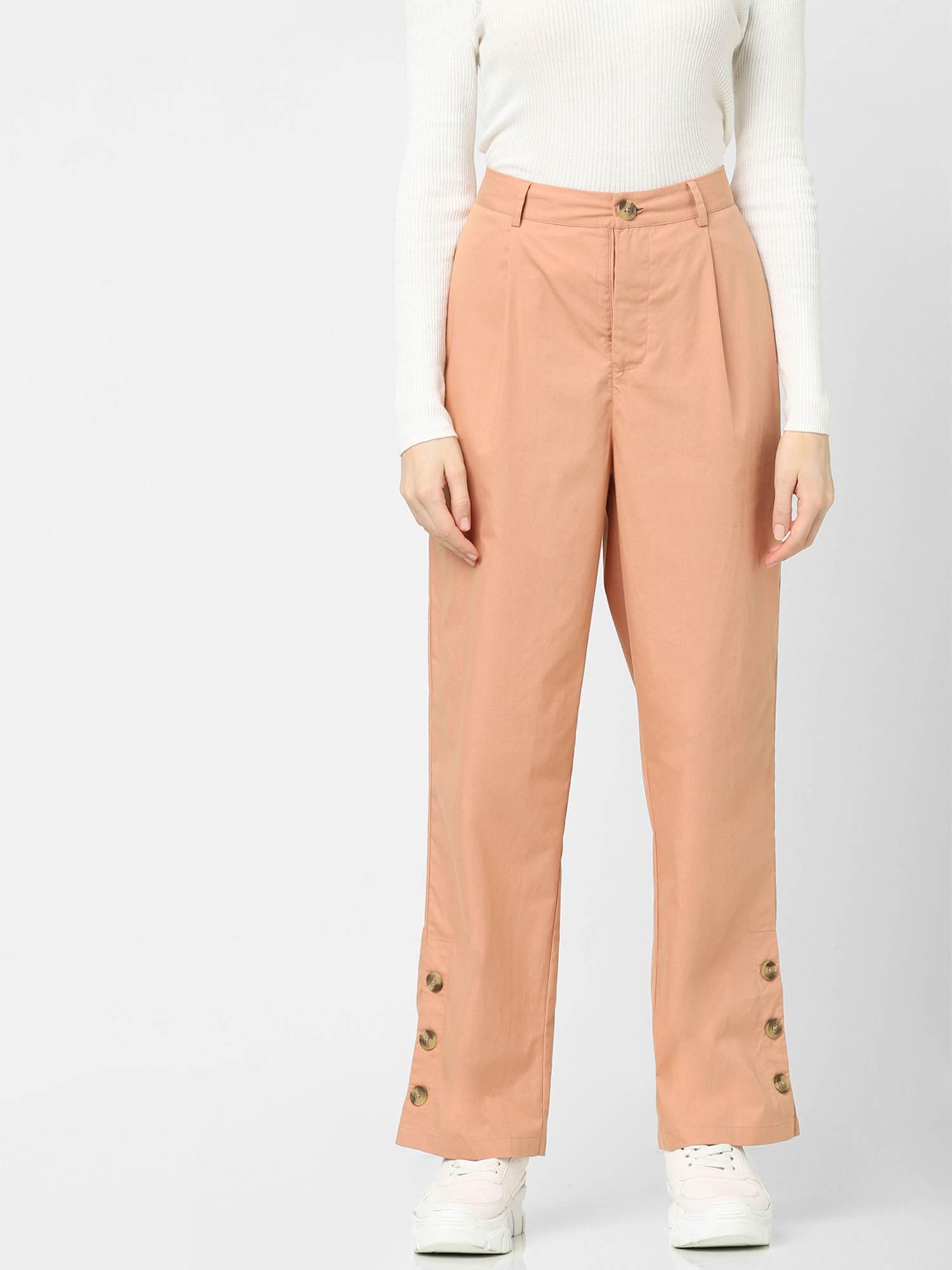 women orange pants