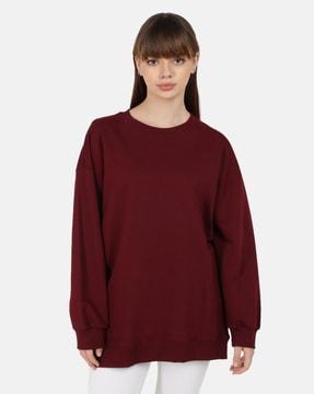 women oversized fit sweatshirt