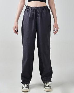 women oversized parachute pants