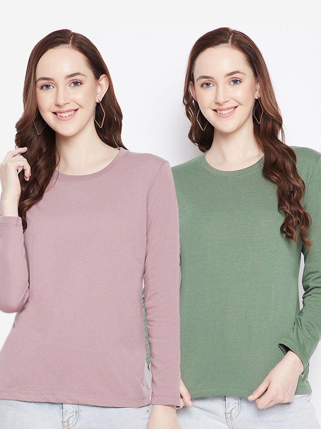 women pack of 2 cotton t-shirts