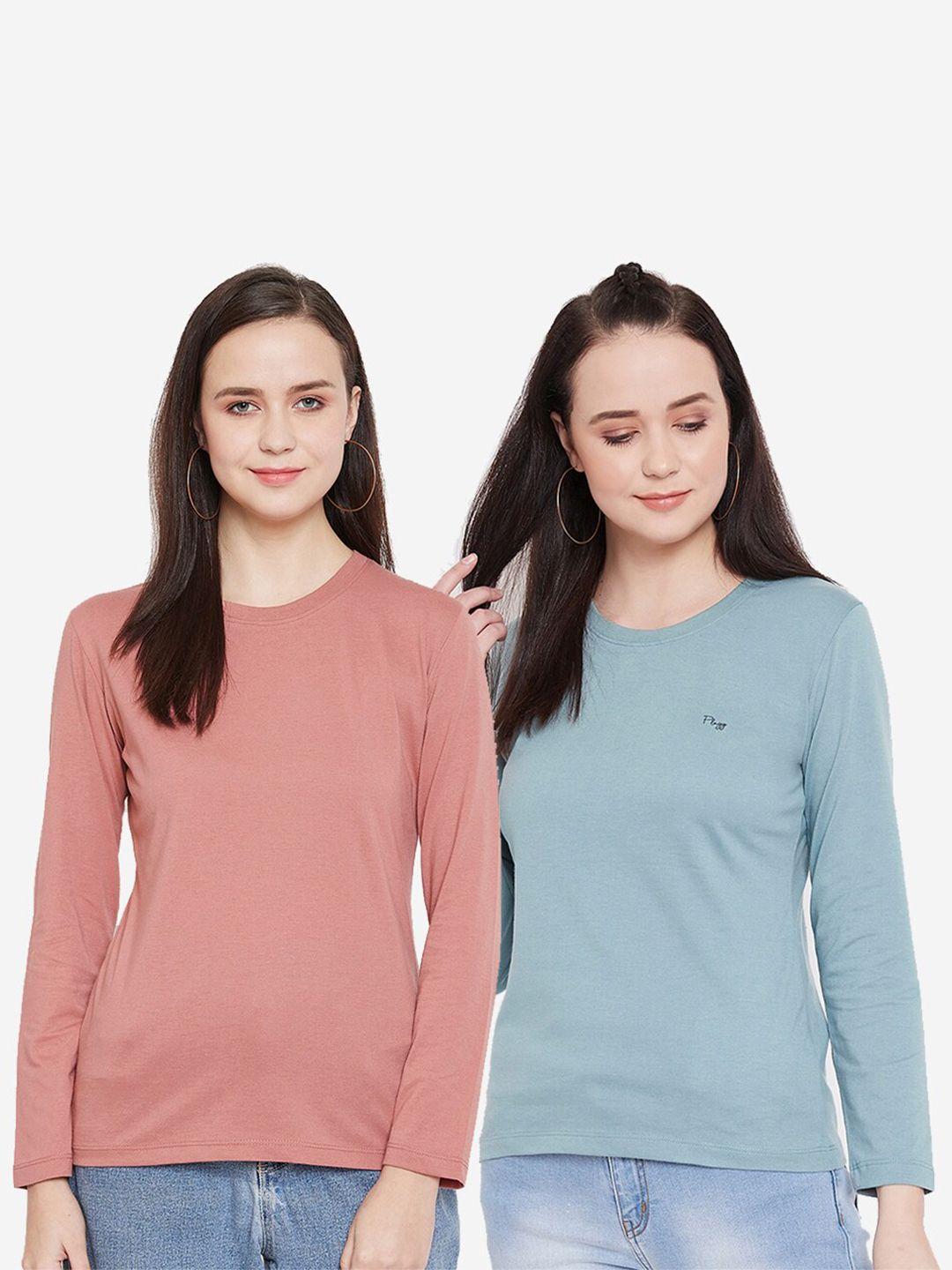 women pack of 2 cotton t-shirts