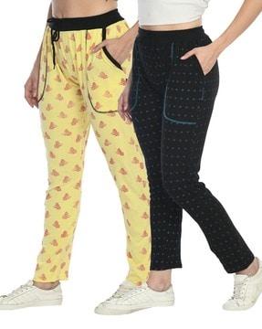 women pack of 2 cotton track pants