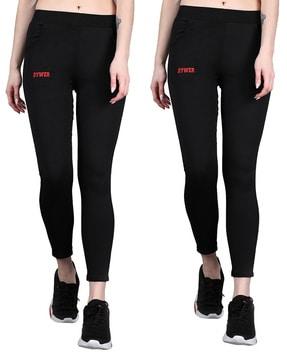 women pack of 2 fitted track pants
