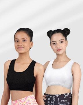 women pack of 2 non-padded sports bras