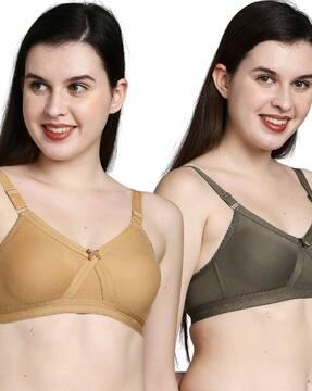 women pack of 2 non-padded t-shirt bras