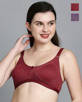 women pack of 2 non-padded t-shirt bras