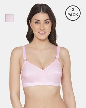 women pack of 2 non-wired full-coverage bra