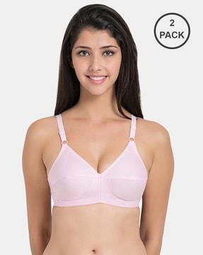 women pack of 2 non-wired t-shirt bras