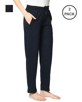 women pack of 2 straight track pants