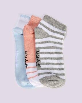 women pack of 3 ankle-length socks