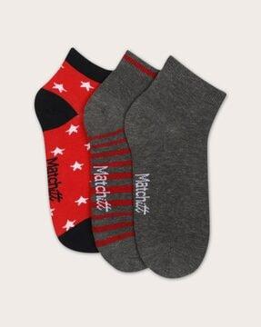 women pack of 3 assorted anti-microbial socks