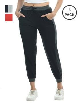 women pack of 3 joggers with insert pockets