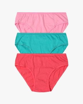 women pack of 3 mid-rise hipster panties