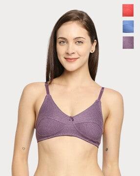 women pack of 3 non-padded t-shirt bras