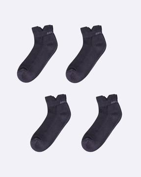 women pack of 4 ankle-length socks