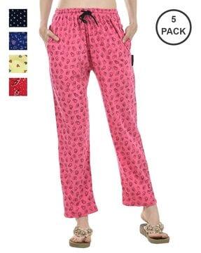 women pack of 5 track pants with insert pockets