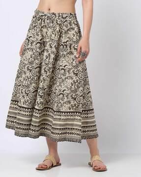 women paisley print palazzo