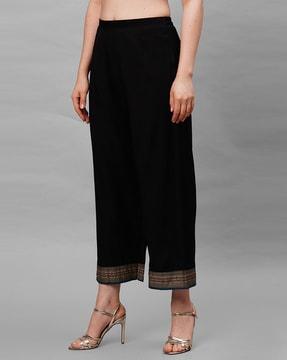 women palazzos with slip pocket