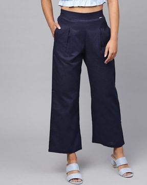 women palazzos with slip pocket