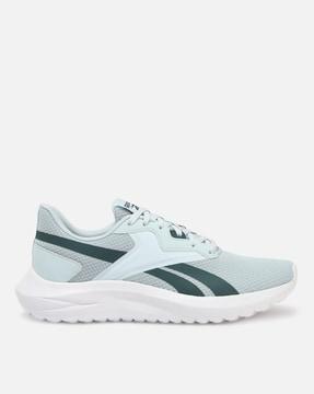 women panelled lace-up running shoes